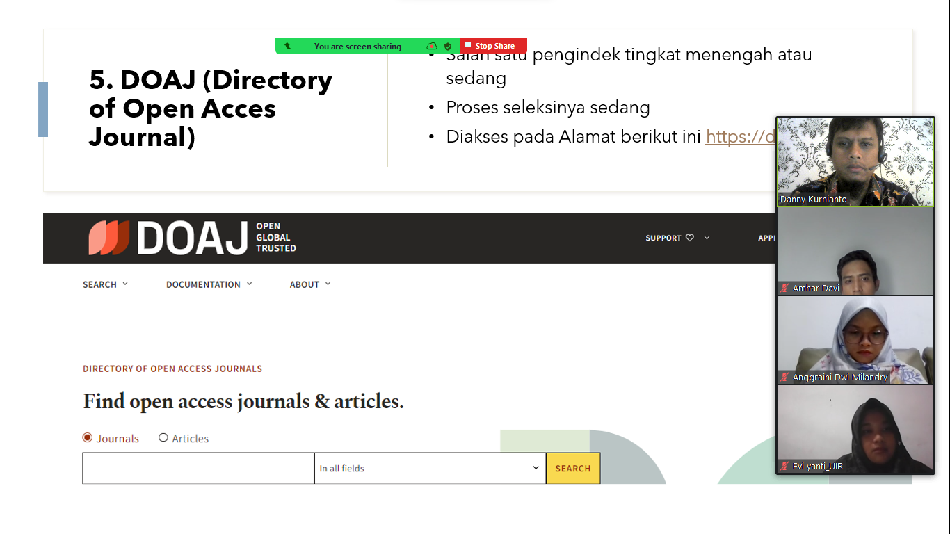 doaj2 indeksasi jurnal